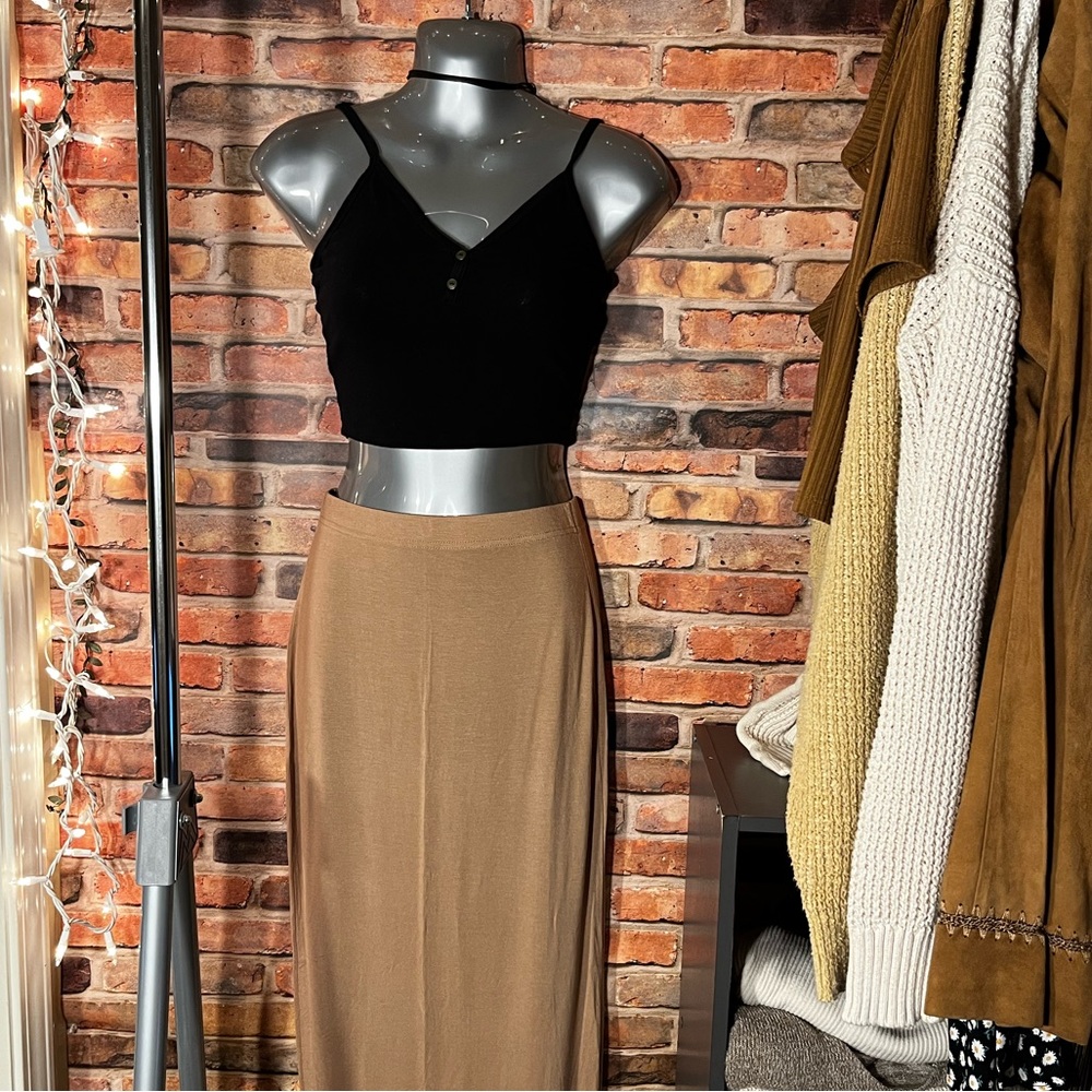 Boohoo bodycon maxi skirt
